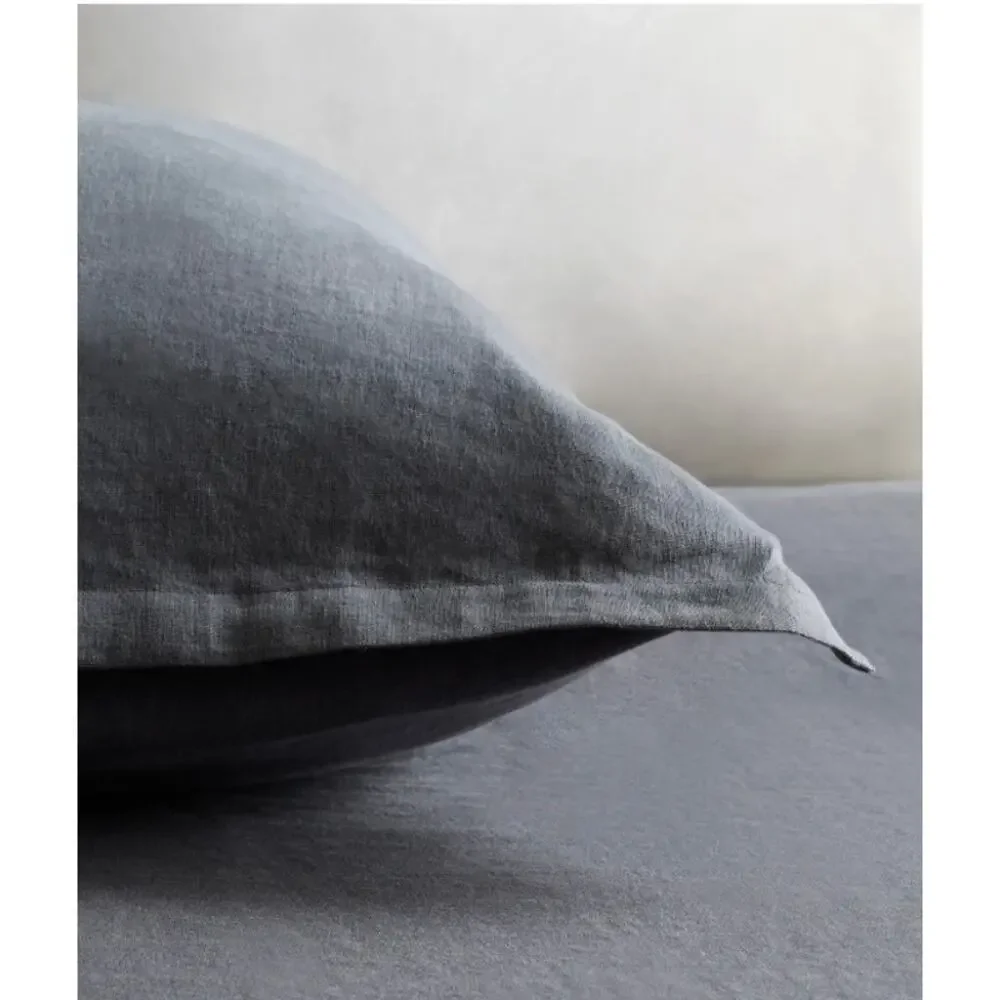 Quince European Linen Sham Euro Sham 26X26 NightFall NWOT #41